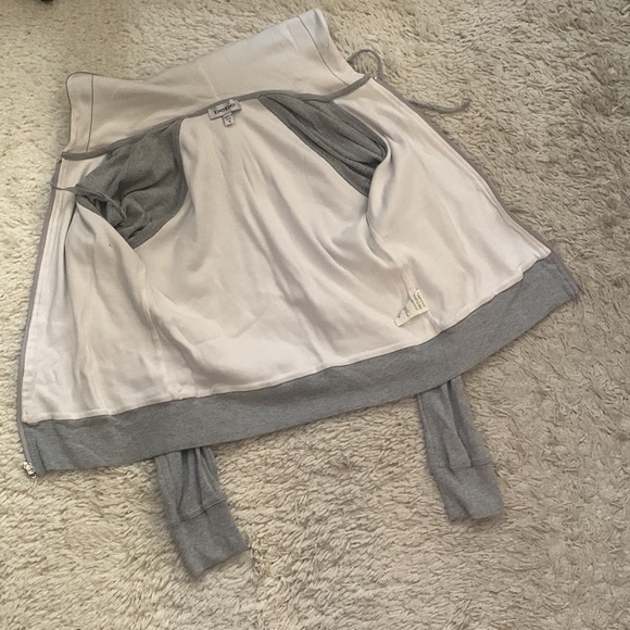 Y2K bebe Rhinestone Gray Sweatsuit - Picture 4 of 9